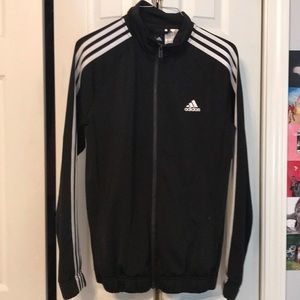 Black Adidas zip up jacket